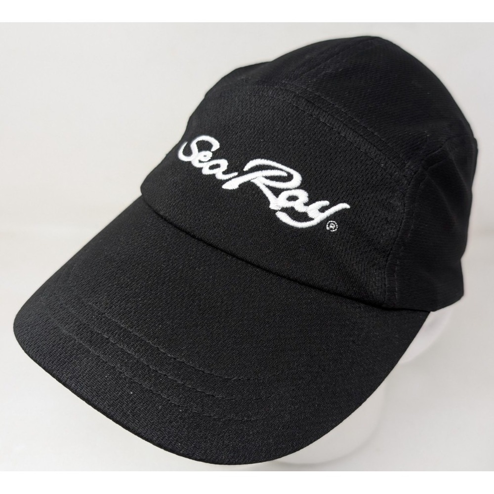 Sea Ray Boat 5 Panel‎ Running Hat Baseball Cap Buckle Back Ogio Endurance Black